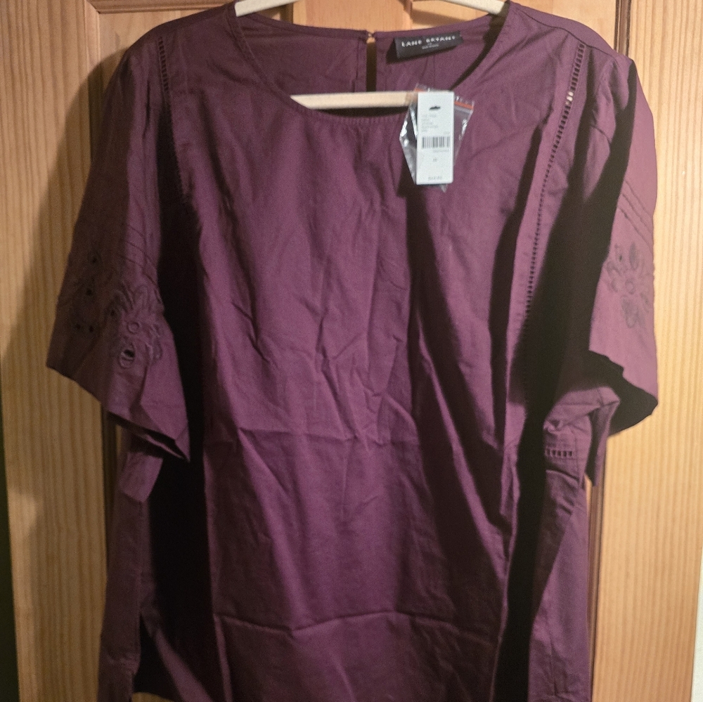 Lane Bryant Embroidered Top